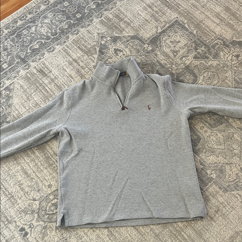 Ralph Lauren Heather Gray Pullover sweater like new size large